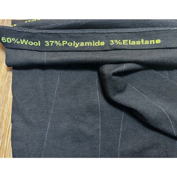 FALKE Black Skiing Wool Tec Men's Base Layer Top Long Sleeve Size Medium - Picture 6 of 8